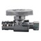 Ez-Fluid F1960 Expansion 1/2in PEX x 3/8in OD Compression, 1/4 Turn Straight Stop Valve, Chrome Plated EZSPE12 - alternate 1